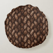 コージーシックレッドセーター ラウンドクッション (裏面)