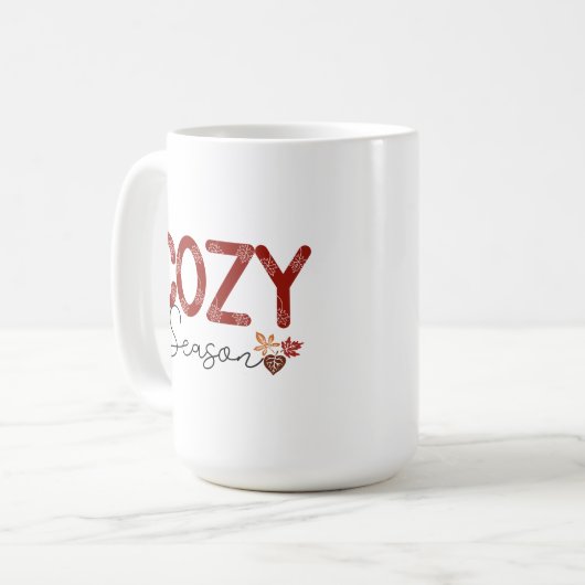コージーシーズンオータムグ コーヒーマグカップ (正面左)