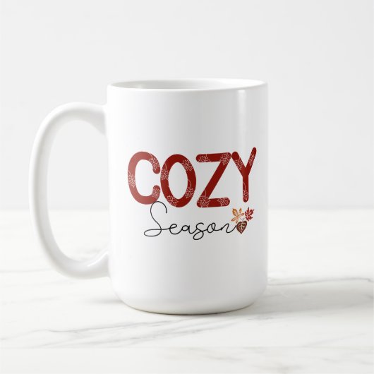 コージーシーズンオータムグ コーヒーマグカップ (左)