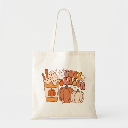 コージーシーズンパンプキンスパイスドリンクとパンプキンス トートバッグ (正面)