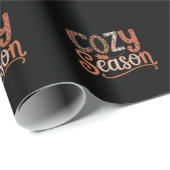 コージーシーズンレトロ秋ゲットコージーサンクスギビング ラッピングペーパー (ロールコーナー)