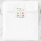 コージースカンジオータムエッセンシャル赤面感謝祭 スクエアシール (バッグ)