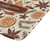 コージースパイスデザイン-名前をカスタムする カッティングボード (角)