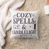 コージースペル&キャンドルライトパープルパンプキンピロー クッション (ブランケット)