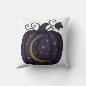 コージースペル&キャンドルライトパープルパンプキンピロー クッション (裏面)