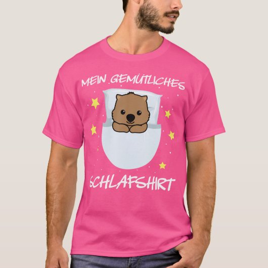 コージースリープオーストラリアウォンバット Tシャツ (正面)