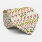 コージーセーターインスパイアクリスマスホリデーイニシャル ネクタイ (ロール)