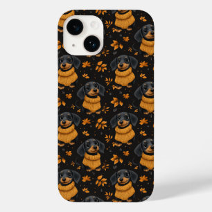 コージーダッシュント秋のパターン – 愛犬家デザイン Case-Mate iPhone 14ケース