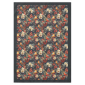 コージーテーブルクロスと秋バード&ウッドランドフローラ テーブルクロス (正面)