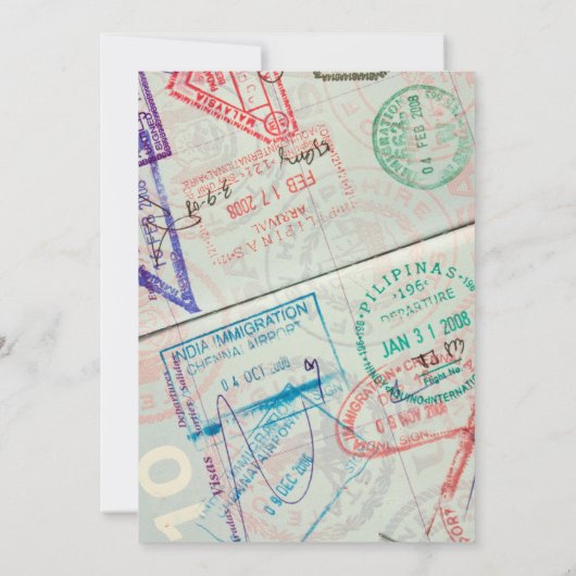 コージートラベルキャビンビーチ目的地32番目の誕生日 招待状 (裏面)