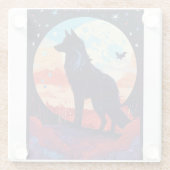 コージードリームピロー ガラスコースター (裏面)