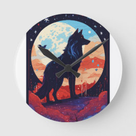 コージードリームピロー ラウンド壁時計