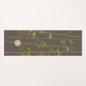 コージーナチュラルゼンバンブー自然モカスタムノグラム ヨガマット (正面(横))