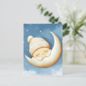 コージーニット昼寝クレスドムーン シーズンポストカード (スタンド正面)