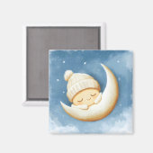 コージーニット昼寝クレスドムーン マグネット (正面/裏面)
