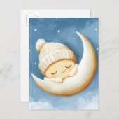 コージーニット昼寝クレスドムーン 案内ポストカード (正面/裏面)