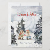 コージーネズミティーパーティークリスマス シーズンカード (正面)