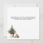 コージーハイゲスクエアクリスマス シーズンカード (裏面)