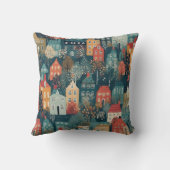 コージーハイゲヴィレッジノルディックフォークアートカスタム クッション (裏面)