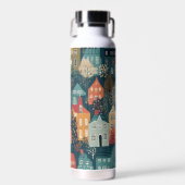 コージーハイゲヴィレッジノルディックフォークアート ウォーターボトル (正面)