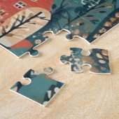 コージーハイゲヴィレッジノルディックフォークアート ジグソーパズル (側面)