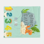 コージーハッチリング恐竜フリースブランケット フリースブランケット (正面(横))