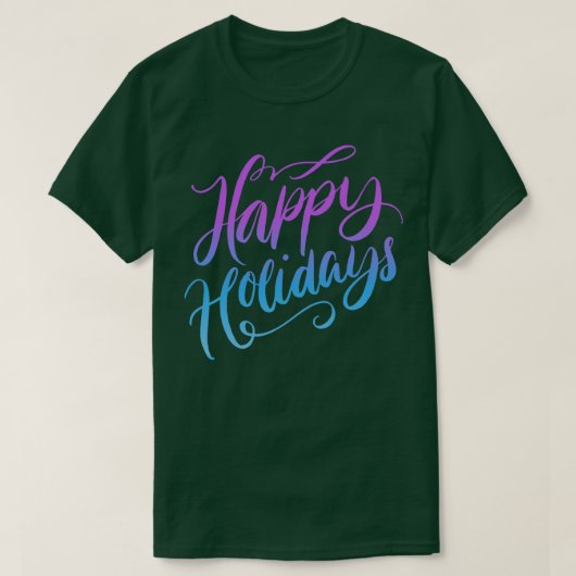 コージーハッピーホリデイズ Tシャツ (デザイン正面)