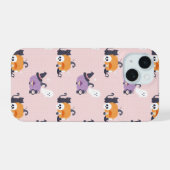 コージーハロウィーンチャーム iPhone 15ケース (裏面横)