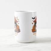 コージーハロウィーン幽霊カップル コーヒーマグカップ (中央)