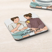 コージーバレンタインデー コースター (左側)