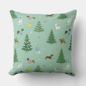 コージーパステルグリーン クッション (正面)