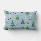 コージーパステルブルー ランバークッション (正面)