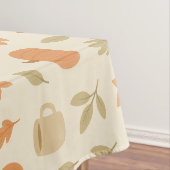 コージーパンプキンスパイス秋のシームレスパターン テーブルクロス (インサイチュ)