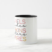 コージーパンプキンパッチグラフィックTシャツ マグカップ (中央)