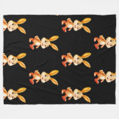 コージーパーソナライズされたブランケットバイニシャム フリースブランケット (正面(横))