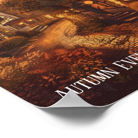 コージービレッジの秋の輝き ポスター (角)