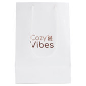 コージービーズウォームホリデーデザイン ミディアムペーパーバッグ (裏面)