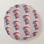 「コージーピンク・ジョイ」 ラウンドクッション (裏面)