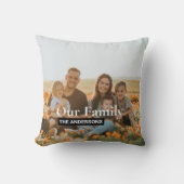 コージーファミリーフォトアンド文字装飾用クッション クッション (正面)