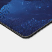 コージーファンタジービレッジパインフォレストに囲まれた デスクマット (コーナー)