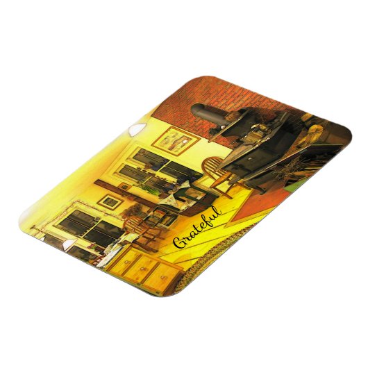 コージーファームハウス感謝 マグネット (左側)