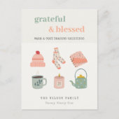 コージーフォトウィンターエッセンシャル季節のごあいさつ シーズンポストカード (正面)