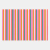 コージーブライトピンク雪だるまクリスマス ラッピングペーパーシート (正面2)