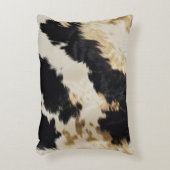 コージーブラッククリーム金ゴールドサウスウエストコウィド アクセントクッション (正面(垂直))