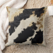 コージーブラッククリーム金ゴールドサウスウエストコウィド クッション (ブランケット)