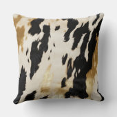 コージーブラッククリーム金ゴールドサウスウエストコウィド クッション (裏面)