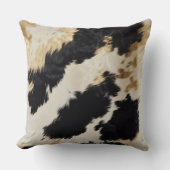 コージーブラッククリーム金ゴールドサウスウエストコウィド クッション (正面)