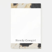 コージーブラッククリーム金ゴールドサウスウエストコウィド ポストイット (正面)