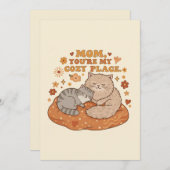 コージープレイスオンマザーズデイカード シーズンカード (正面/裏面)