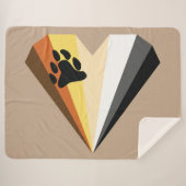 コージーベアプライドシェルパブランケット シェルパブランケット (正面(横))